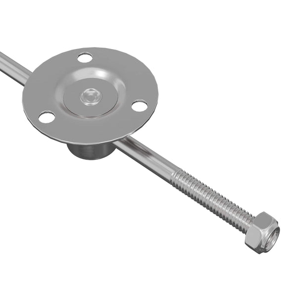 Vetojänteitä 12 kpl Hopea 190 mm Metalli