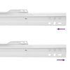 Laatikkosanka 12 kpl valkoinen 350 mm Teräs
