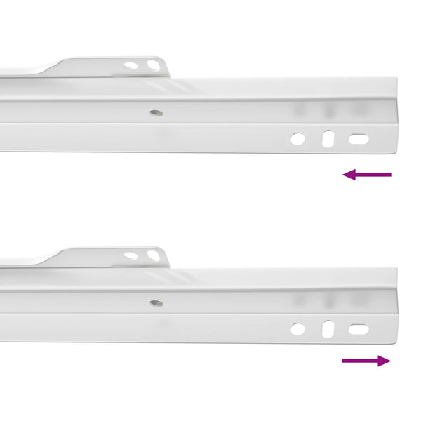 Laatikkosanka 12 kpl valkoinen 350 mm Teräs