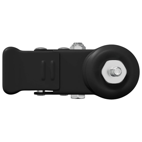 Pyörät 12 kpl Musta M6 x 37 mm Rautaa ja nailonia