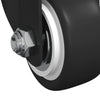 Kääntöpyörä 12 kpl Musta 40,4 x 40,4 x 19,7 mm