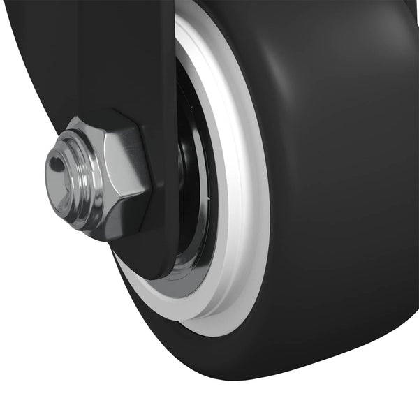 Kääntöpyörä 12 kpl Musta 40,4 x 40,4 x 19,7 mm