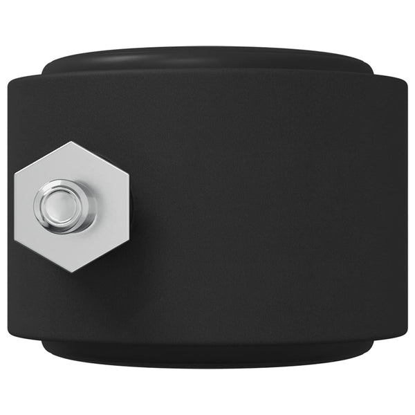 Pyörät 12 kpl Musta 40,1 x 37,8 mm PP ja rauta