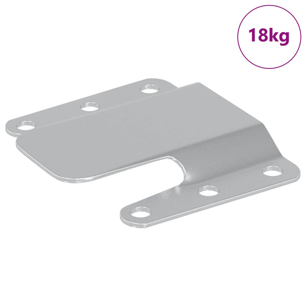 Pinnalle Asennettava Kiinnike 419 Hopea 75 x 66 x 1,4 mm Teräs
