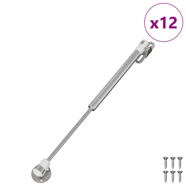 Hydraulinen Kaasujousi 12 kpl Hopea 280 x 17 x 16 mm