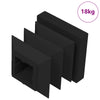 Päätykorkit 10909 kpl Musta 15 x 15 x 15 mm PP