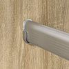 Kaapintanko 2 kpl Hopea 264 x 15 x 29 mm Alumiiniseos