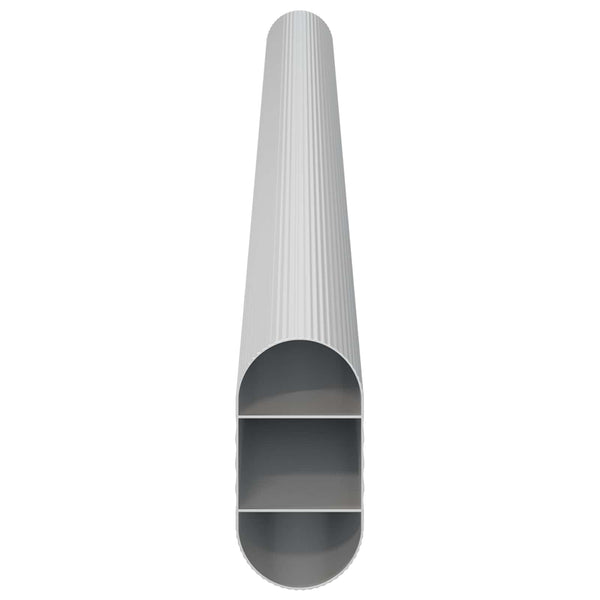 Kaapintanko 2 kpl Hopea 264 x 15 x 29 mm Alumiiniseos