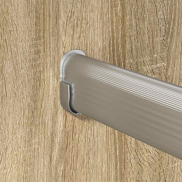 Kaapintanko 12 kpl Hopea 316 x 15 x 29 mm Alumiiniseos