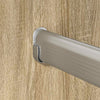 Kaapintanko 2 kpl Hopea 371,5 x 15 x 29 mm Alumiiniseos
