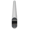 Kaapintanko 2 kpl Hopea 371,5 x 15 x 29 mm Alumiiniseos