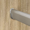 Kaapintanko 2 kpl Hopea 764 x 15 x 29 mm Alumiiniseos