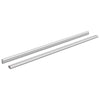 Kaapintanko 2 kpl Hopea 764 x 15 x 29 mm Alumiiniseos