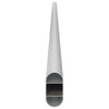 Kaapintanko 12 kpl Hopea 864 x 15 x 29 mm Alumiiniseos
