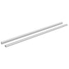 Kaapintanko 2 kpl Hopea 964 x 15 x 29 mm Alumiiniseos
