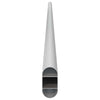 Kaapintanko 12 kpl Hopea 964 x 15 x 29 mm Alumiiniseos