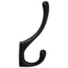 Vaateripustin 2 kpl Musta 102 x 29 x 47mm