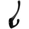 Vaateripustin 346 kpl Musta 102 x 29 x 47mm