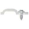 LED-nauhakiinnikkeet 23,8 mm 2 kpl Läpinäkyvä Muovia ja rautaa