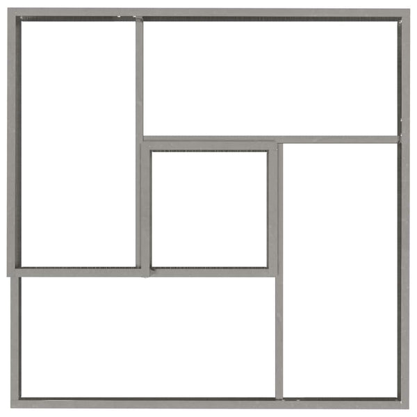 Puutarha ruukku Hopea 60 x 60 x 50 cm Ruostumaton teräs