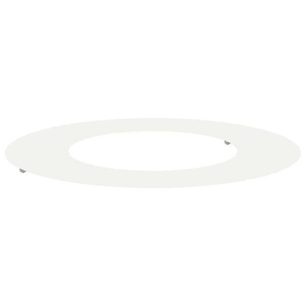 sopiva Litteälle puu rengalle Valkoinen Ø40/70 cm Teräs