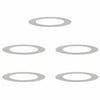 sopiva Litteille puu renkaalle 5 kpl Hopea Ø60/90 cm