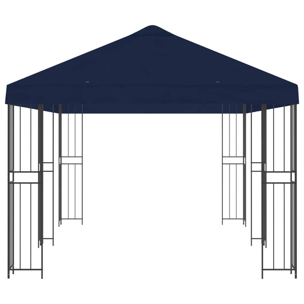 Puutarhateltta 6 x 3 m Sininen Polyesteri ja teräs 190 gsm