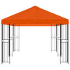 Puutarhateltta 6 x 3 m Oranssi Polyesteri ja teräs 190 gsm