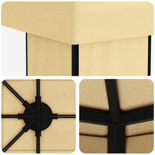 Puutarhateltta 6 x 3 m Kerma Polyesteri ja teräs 190 gsm