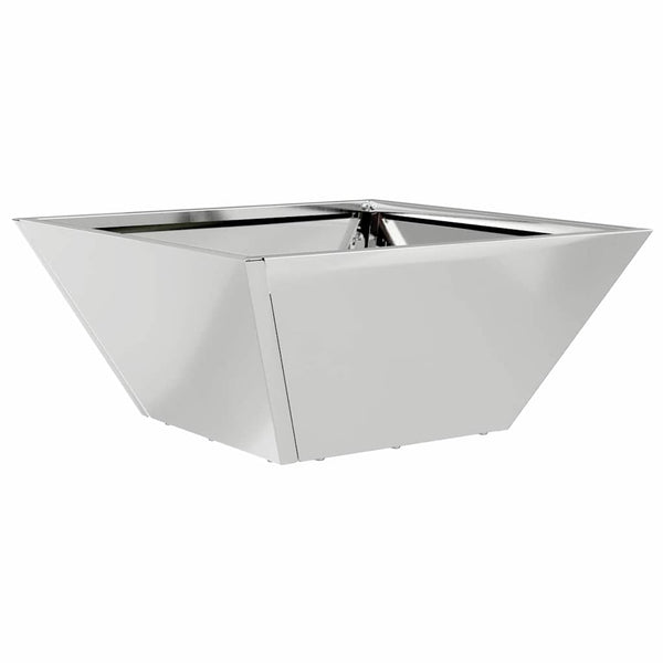 Puutarha ruukku 5 kpl Hopea 35 x 35 x 15 cm Galvanoitu teräs