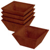 Puutarha ruukku 5 kpl Ruosteinen 35 x 35 x 15 cm