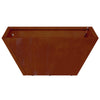 Puutarha ruukku 5 kpl Ruosteinen 35 x 35 x 15 cm