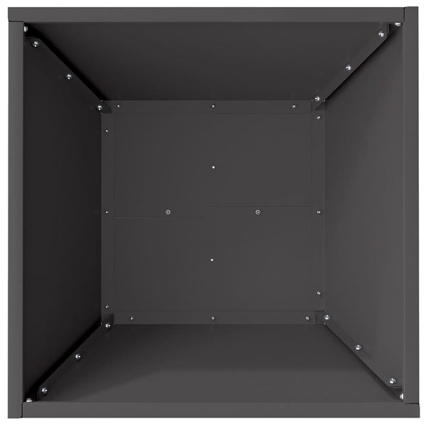 Puutarha ruukku 5 kpl Musta 40 x 40 x 15 cm