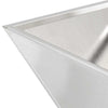 Puutarha ruukku 5 kpl Hopea 40 x 40 x 15 cm Ruostumaton teräs