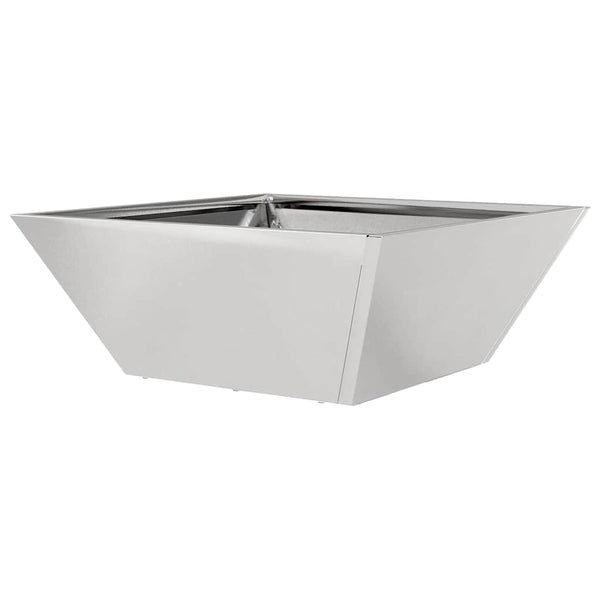 Puutarha ruukku 5 kpl Hopea 40 x 40 x 15 cm Ruostumaton teräs