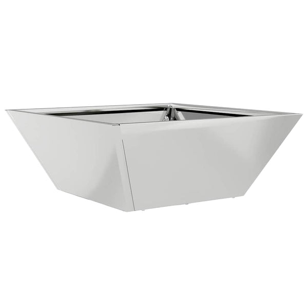 Puutarha ruukku 5 kpl Hopea 40 x 40 x 15 cm Galvanoitu teräs