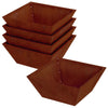 Puutarha ruukku 5 kpl Ruosteinen 40 x 40 x 15 cm