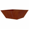 Puutarha ruukku 5 kpl Ruosteinen 40 x 40 x 15 cm