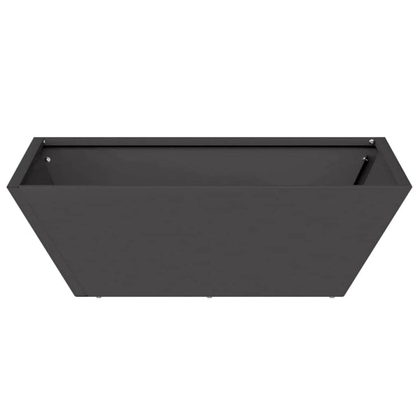 Puutarha ruukku 5 kpl Musta 50 x 50 x 15 cm