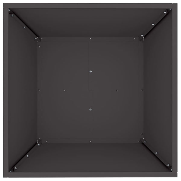 Puutarha ruukku 5 kpl Musta 50 x 50 x 15 cm