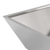 Puutarha ruukku 5 kpl Hopea 50 x 50 x 15 cm Ruostumaton teräs