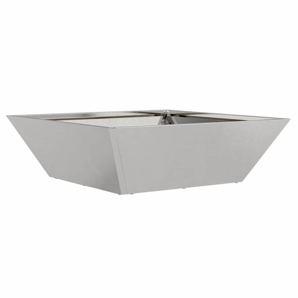 Puutarha ruukku 5 kpl Hopea 50 x 50 x 15 cm Ruostumaton teräs
