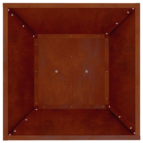 Sarakkeellinen ruukku Ruosteinen 40 x 40 x 100 cm
