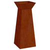 Sarakkeellinen ruukku 2 kpl Ruosteinen 40 x 40 x 100 cm