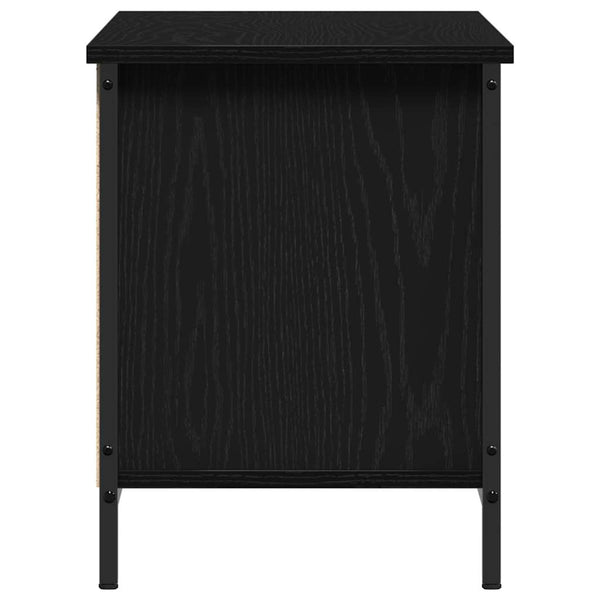 Musta tammi TV-kaappi. 102 x 35 x 45 cm, materiaali tekninen puu.