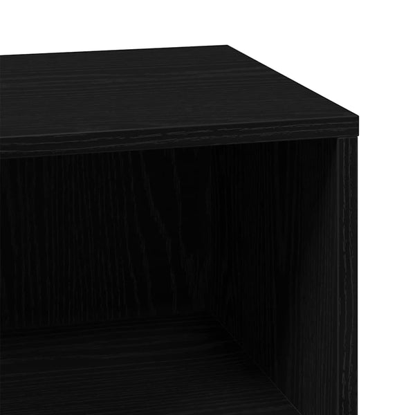 Kylpyhuonekaappi Musta 80 x 33 x 60 cm Tekninen puu