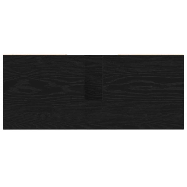 Kylpyhuonekaappi Musta 80 x 33 x 60 cm Tekninen puu
