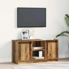 TV-kaappi LED-nauhavalot Ruskea 100 cm x 34 cm x 50 cm Tekninen puu