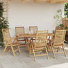 Ruskea puutarhan tuoli Bradescu 52x64.5x108cm (6 pcs, tiikki)