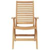 Ruskea puutarhan tuoli Bradescu 52x64.5x108cm (6 pcs, tiikki)